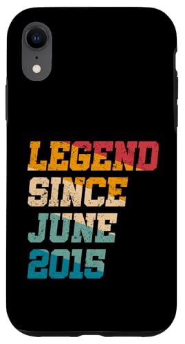 Legend Since Juni 2015 Lustiges 10-jähriges Retro-Alter zum 10. Geburtstag Hülle für iPhone XR Legend Since Juni 2015 Lustiges 10-jähriges Retro-Alter zum 10. Geburtstag Hülle für iPhone XR von Legend Since Vintage Anniversary Birthday Gifts Mj