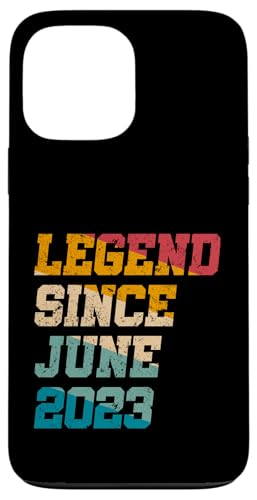 Legend Since Juni 2023 Lustiges 2-jähriges Retro-Alter zum 2. Geburtstag Hülle für iPhone 13 Pro Max Legend Since Juni 2023 Lustiges 2-jähriges Retro-Alter zum 2. Geburtstag Hülle für iPhone 13 Pro Max von Legend Since Vintage Anniversary Birthday Gifts Mj