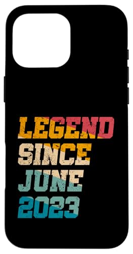 Legend Since Juni 2023 Lustiges 2-jähriges Retro-Alter zum 2. Geburtstag Hülle für iPhone 16 Pro Max Legend Since Juni 2023 Lustiges 2-jähriges Retro-Alter zum 2. Geburtstag Hülle für iPhone 16 Pro Max von Legend Since Vintage Anniversary Birthday Gifts Mj
