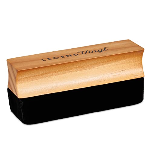 Legend Vinyl Samt antistatische Reinigungsbürste mit Holzgriff Schallplattenreiniger für Vinyl – Hochwirksam und langanhaltend – Beseitigt Statik Legend Vinyl Samt antistatische Reinigungsbürste mit Holzgriff Schallplattenreiniger für Vinyl – Hochwirksam und langanhaltend – Beseitigt Statik von Legend Vinyl