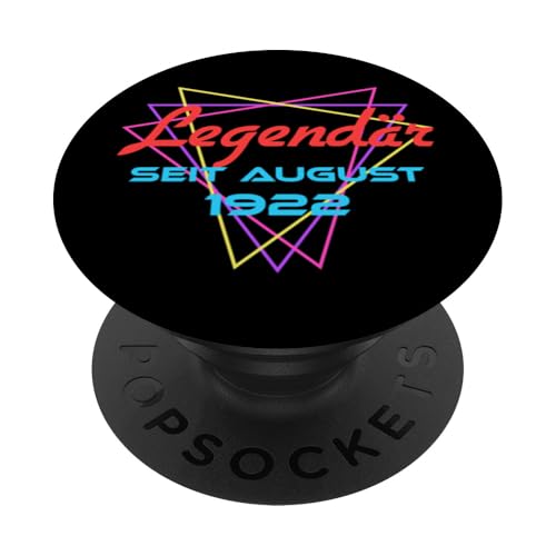 Legendär Seit August 1922 PopSockets Klebender PopGrip von Legendär Seit Geburtstag