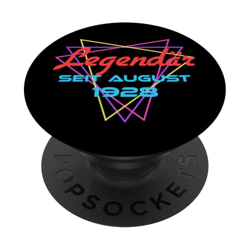Legendär Seit August 1928 PopSockets Klebender PopGrip Legendär Seit August 1928 PopSockets Klebender PopGrip von Legendär Seit Geburtstag