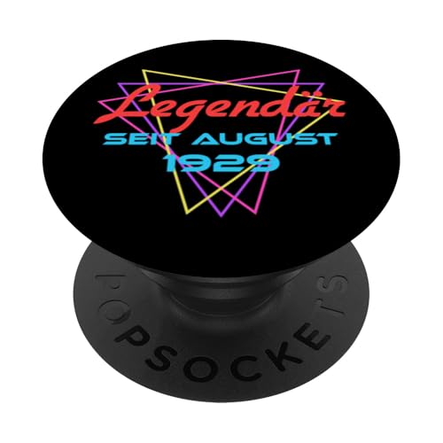 Legendär Seit August 1929 PopSockets Klebender PopGrip von Legendär Seit Geburtstag