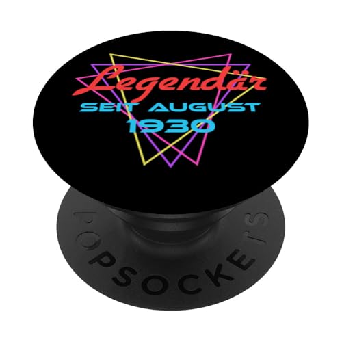 Legendär Seit August 1930 PopSockets Klebender PopGrip von Legendär Seit Geburtstag