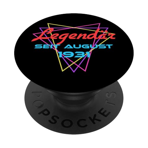 Legendär Seit August 1931 PopSockets Klebender PopGrip von Legendär Seit Geburtstag