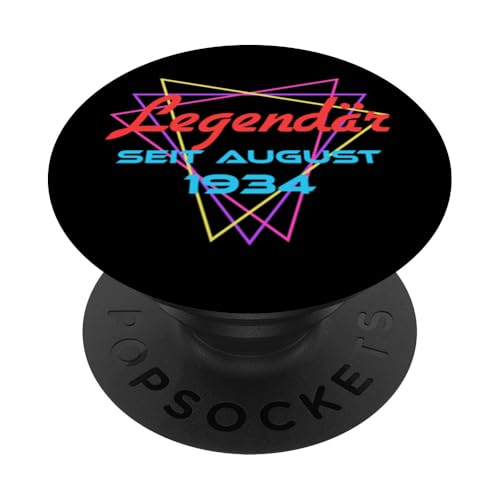 Legendär Seit August 1934 PopSockets Klebender PopGrip von Legendär Seit Geburtstag