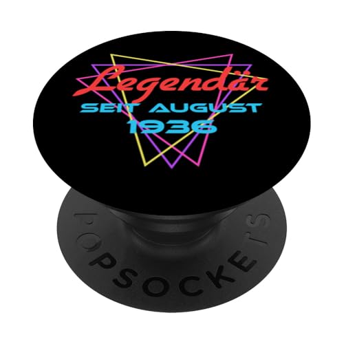 Legendär Seit August 1936 PopSockets Klebender PopGrip von Legendär Seit Geburtstag
