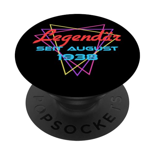 Legendär Seit August 1938 PopSockets Klebender PopGrip von Legendär Seit Geburtstag