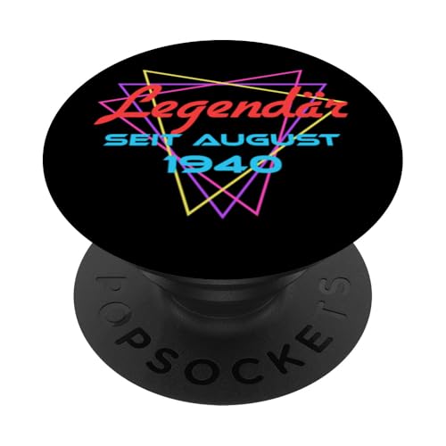 Legendär Seit August 1940 PopSockets Klebender PopGrip von Legendär Seit Geburtstag