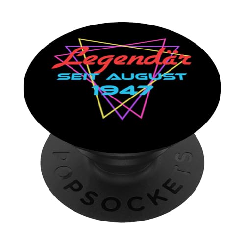 Legendär Seit August 1947 PopSockets Klebender PopGrip von Legendär Seit Geburtstag