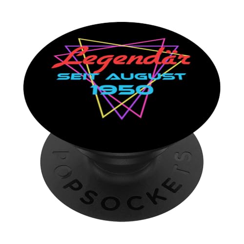 Legendär Seit August 1950 PopSockets Klebender PopGrip von Legendär Seit Geburtstag