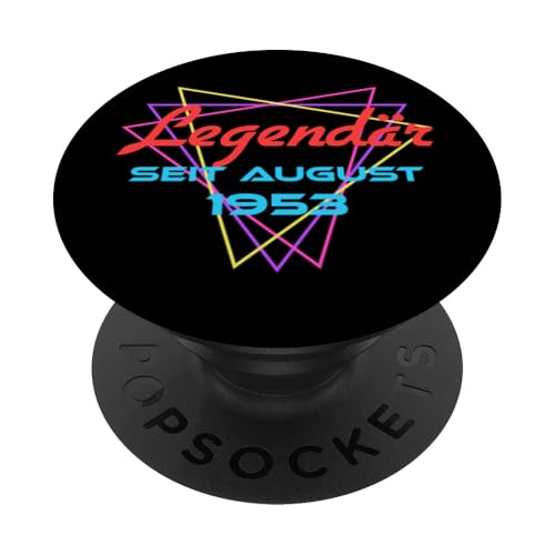 Legendär Seit August 1953 PopSockets Klebender PopGrip von Legendär Seit Geburtstag