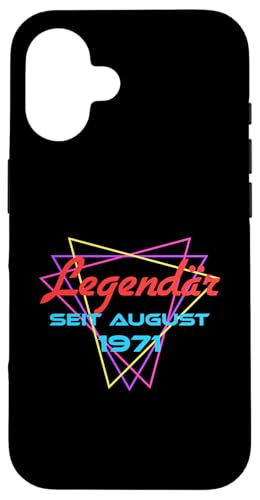 Legendär Seit August 1971 Hülle für iPhone 16 von Legendär Seit Geburtstag
