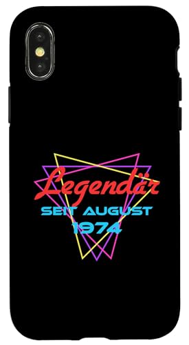 Legendär Seit August 1974 Hülle für iPhone X/XS von Legendär Seit Geburtstag
