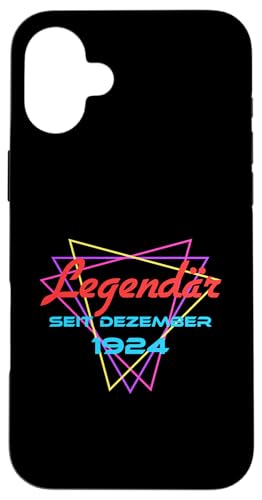 Legendär Seit Dezember 1924 Hülle für iPhone 16 Plus von Legendär Seit Geburtstag