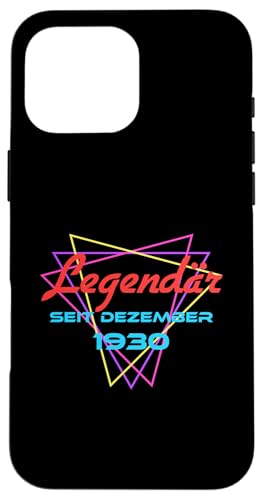 Legendär Seit Dezember 1930 Hülle für iPhone 16 Pro Max von Legendär Seit Geburtstag