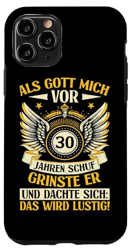 Als Gott Mich Vor 30 Jahren Schuf Grinste Er Lustig Jahrgang Hülle für iPhone 11 Pro Als Gott Mich Vor 30 Jahren Schuf Grinste Er Lustig Jahrgang Hülle für iPhone 11 Pro von Legendäre Geburtstagsjahrgänge seit 30 Jahren