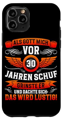 Als Gott Mich Vor 30 Jahren Schuf Grinste Er Lustig Jahrgang Hülle für iPhone 11 Pro Als Gott Mich Vor 30 Jahren Schuf Grinste Er Lustig Jahrgang Hülle für iPhone 11 Pro von Legendäre Geburtstagsjahrgänge seit 30 Jahren