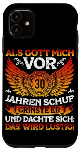 Als Gott Mich Vor 30 Jahren Schuf Grinste Er Lustig Jahrgang Hülle für iPhone 11 Als Gott Mich Vor 30 Jahren Schuf Grinste Er Lustig Jahrgang Hülle für iPhone 11 von Legendäre Geburtstagsjahrgänge seit 30 Jahren
