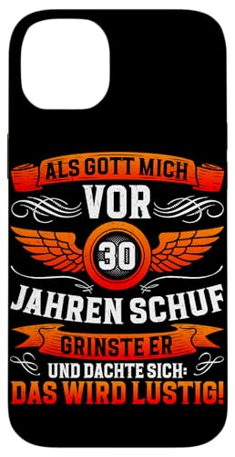 Als Gott Mich Vor 30 Jahren Schuf Grinste Er Lustig Jahrgang Hülle für iPhone 14 Plus Als Gott Mich Vor 30 Jahren Schuf Grinste Er Lustig Jahrgang Hülle für iPhone 14 Plus von Legendäre Geburtstagsjahrgänge seit 30 Jahren