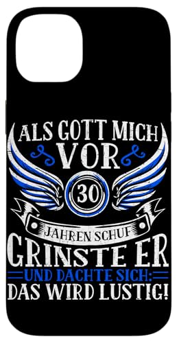 Als Gott Mich Vor 30 Jahren Schuf Grinste Er Lustig Jahrgang Hülle für iPhone 14 Plus von Legendäre Geburtstagsjahrgänge seit 30 Jahren
