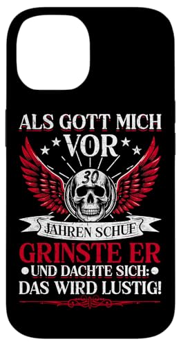 Als Gott Mich Vor 30 Jahren Schuf Grinste Er Lustig Jahrgang Hülle für iPhone 14 Als Gott Mich Vor 30 Jahren Schuf Grinste Er Lustig Jahrgang Hülle für iPhone 14 von Legendäre Geburtstagsjahrgänge seit 30 Jahren