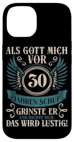 Als Gott Mich Vor 30 Jahren Schuf Grinste Er Lustig Jahrgang Hülle für iPhone 14 Als Gott Mich Vor 30 Jahren Schuf Grinste Er Lustig Jahrgang Hülle für iPhone 14 von Legendäre Geburtstagsjahrgänge seit 30 Jahren