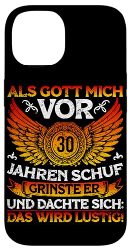 Als Gott Mich Vor 30 Jahren Schuf Grinste Er Lustig Jahrgang Hülle für iPhone 14 Als Gott Mich Vor 30 Jahren Schuf Grinste Er Lustig Jahrgang Hülle für iPhone 14 von Legendäre Geburtstagsjahrgänge seit 30 Jahren