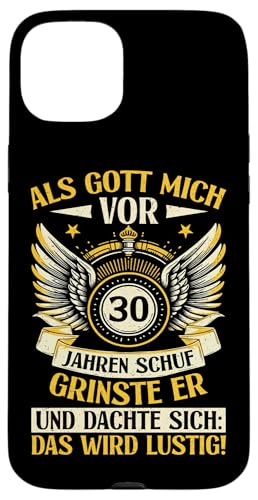 Als Gott Mich Vor 30 Jahren Schuf Grinste Er Lustig Jahrgang Hülle für iPhone 15 Plus Als Gott Mich Vor 30 Jahren Schuf Grinste Er Lustig Jahrgang Hülle für iPhone 15 Plus von Legendäre Geburtstagsjahrgänge seit 30 Jahren