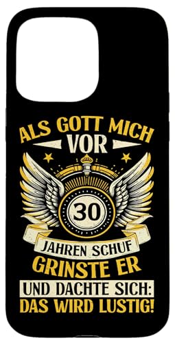 Als Gott Mich Vor 30 Jahren Schuf Grinste Er Lustig Jahrgang Hülle für iPhone 15 Pro Max Als Gott Mich Vor 30 Jahren Schuf Grinste Er Lustig Jahrgang Hülle für iPhone 15 Pro Max von Legendäre Geburtstagsjahrgänge seit 30 Jahren