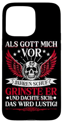 Als Gott Mich Vor 30 Jahren Schuf Grinste Er Lustig Jahrgang Hülle für iPhone 15 Pro Max Als Gott Mich Vor 30 Jahren Schuf Grinste Er Lustig Jahrgang Hülle für iPhone 15 Pro Max von Legendäre Geburtstagsjahrgänge seit 30 Jahren