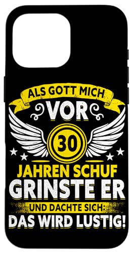 Als Gott Mich Vor 30 Jahren Schuf Grinste Er Lustig Jahrgang Hülle für iPhone 16 Pro Max Als Gott Mich Vor 30 Jahren Schuf Grinste Er Lustig Jahrgang Hülle für iPhone 16 Pro Max von Legendäre Geburtstagsjahrgänge seit 30 Jahren