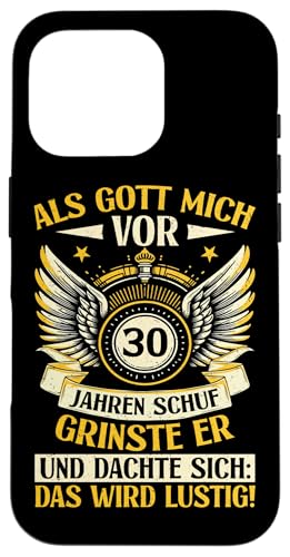 Als Gott Mich Vor 30 Jahren Schuf Grinste Er Lustig Jahrgang Hülle für iPhone 16 Pro Als Gott Mich Vor 30 Jahren Schuf Grinste Er Lustig Jahrgang Hülle für iPhone 16 Pro von Legendäre Geburtstagsjahrgänge seit 30 Jahren