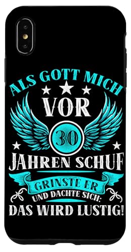Als Gott Mich Vor 30 Jahren Schuf Grinste Er Lustig Jahrgang Hülle für iPhone XS Max Als Gott Mich Vor 30 Jahren Schuf Grinste Er Lustig Jahrgang Hülle für iPhone XS Max von Legendäre Geburtstagsjahrgänge seit 30 Jahren