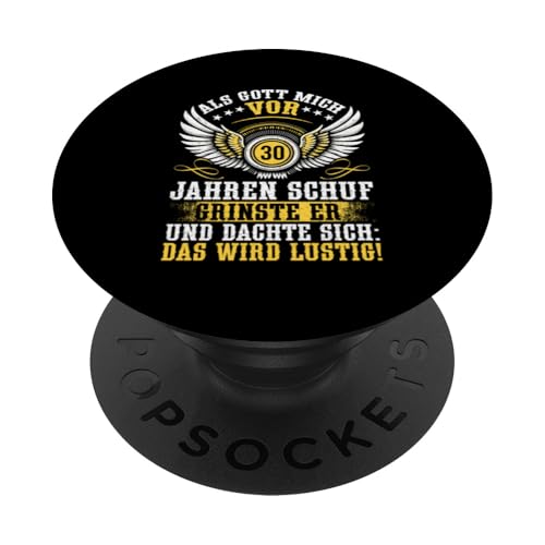 Als Gott Mich Vor 30 Jahren Schuf Grinste Er Lustig Jahrgang PopSockets Klebender PopGrip Als Gott Mich Vor 30 Jahren Schuf Grinste Er Lustig Jahrgang PopSockets Klebender PopGrip von Legendäre Geburtstagsjahrgänge seit 30 Jahren