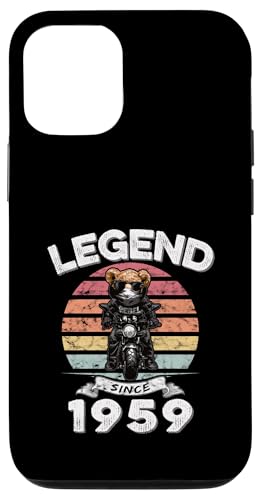 Legend Since 1959 Retro Vintage Teddy Fan Biker Geschenk Hülle für iPhone 12/12 Pro Legend Since 1959 Retro Vintage Teddy Fan Biker Geschenk Hülle für iPhone 12/12 Pro von Legendäre Spruch Geburtstagsgeschenke für Bären