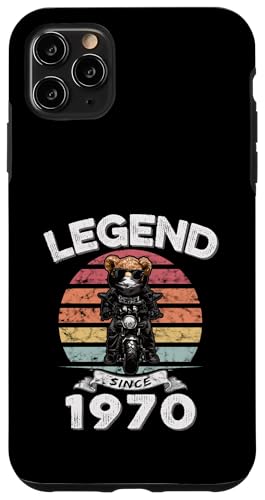 Legend Since 1970 Retro Vintage Teddy Fan Biker Geschenk Hülle für iPhone 11 Pro Max Legend Since 1970 Retro Vintage Teddy Fan Biker Geschenk Hülle für iPhone 11 Pro Max von Legendäre Spruch Geburtstagsgeschenke für Bären