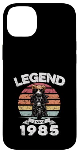 Legend Since 1985 Retro Vintage Teddy Fan Biker Geschenk Hülle für iPhone 14 Plus Legend Since 1985 Retro Vintage Teddy Fan Biker Geschenk Hülle für iPhone 14 Plus von Legendäre Spruch Geburtstagsgeschenke für Bären