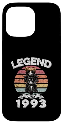 Legend Since 1993 Retro Vintage Teddy Fan Biker Geschenk Hülle für iPhone 14 Pro Max Legend Since 1993 Retro Vintage Teddy Fan Biker Geschenk Hülle für iPhone 14 Pro Max von Legendäre Spruch Geburtstagsgeschenke für Bären