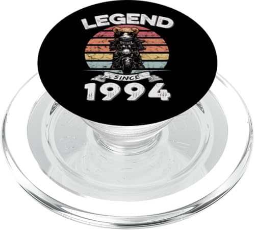 Legend Since 1994 Retro Vintage Teddy Fan Biker Geschenk PopSockets PopGrip für MagSafe Legend Since 1994 Retro Vintage Teddy Fan Biker Geschenk PopSockets PopGrip für MagSafe von Legendäre Spruch Geburtstagsgeschenke für Bären