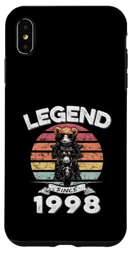 Legend Since 1998 Retro Vintage Teddy Fan Biker Geschenk Hülle für iPhone XS Max Legend Since 1998 Retro Vintage Teddy Fan Biker Geschenk Hülle für iPhone XS Max von Legendäre Spruch Geburtstagsgeschenke für Bären