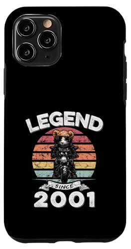 Legend Since 2001 Retro Vintage Teddy Fan Biker Geschenk Hülle für iPhone 11 Pro Legend Since 2001 Retro Vintage Teddy Fan Biker Geschenk Hülle für iPhone 11 Pro von Legendäre Spruch Geburtstagsgeschenke für Bären