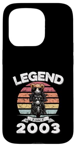 Legend Since 2003 Retro Vintage Teddy Fan Biker Geschenk Hülle für iPhone 15 Pro Legend Since 2003 Retro Vintage Teddy Fan Biker Geschenk Hülle für iPhone 15 Pro von Legendäre Spruch Geburtstagsgeschenke für Bären