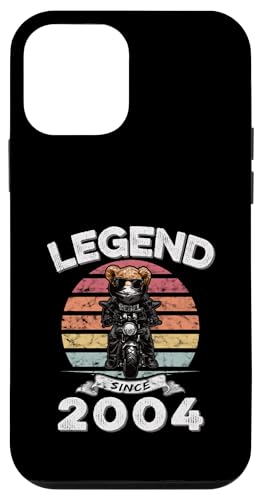 Legend Since 2004 Retro Vintage Teddy Fan Biker Geschenk Hülle für iPhone 12 mini Legend Since 2004 Retro Vintage Teddy Fan Biker Geschenk Hülle für iPhone 12 mini von Legendäre Spruch Geburtstagsgeschenke für Bären