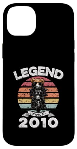 Legend Since 2010 Retro Vintage Teddy Fan Biker Geschenk Hülle für iPhone 14 Plus Legend Since 2010 Retro Vintage Teddy Fan Biker Geschenk Hülle für iPhone 14 Plus von Legendäre Spruch Geburtstagsgeschenke für Bären