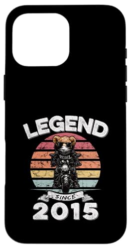 Legend Since 2015 Retro Vintage Teddy Fan Biker Geschenk Hülle für iPhone 16 Pro Max Legend Since 2015 Retro Vintage Teddy Fan Biker Geschenk Hülle für iPhone 16 Pro Max von Legendäre Spruch Geburtstagsgeschenke für Bären