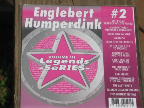 Legends Karaoke Volume 111 - Hits Of Englebert Humperdinck (CD+G) von Legends Karaoke