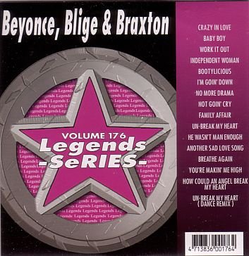 Legends Karaoke Volume 176 - Hits Of Beyonce, Mary J Blige & Toni Braxton (CD+G) von Legends Karaoke
