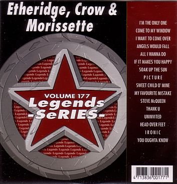 Legends Karaoke Volume 177 - Hits Of Melissa Etheridge, Sheryl Crow & Alanis Morissette (CD+G) von Legends Karaoke