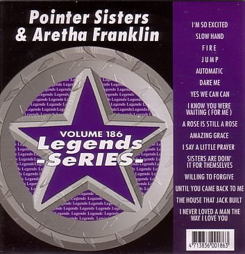 Legends Karaoke Volume 186 - Hits Of The Pointer Sisters & Aretha Franklin (CD+G) von Legends Karaoke